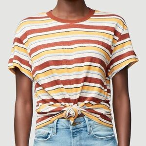 Frame Denim - Wear Thin Crew Tee in Sunrise Multi